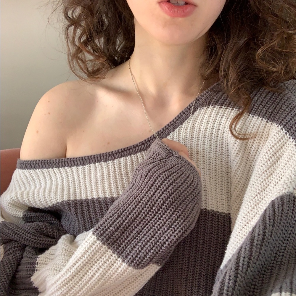 Urban Outfitters Striped Slouchy Sweater